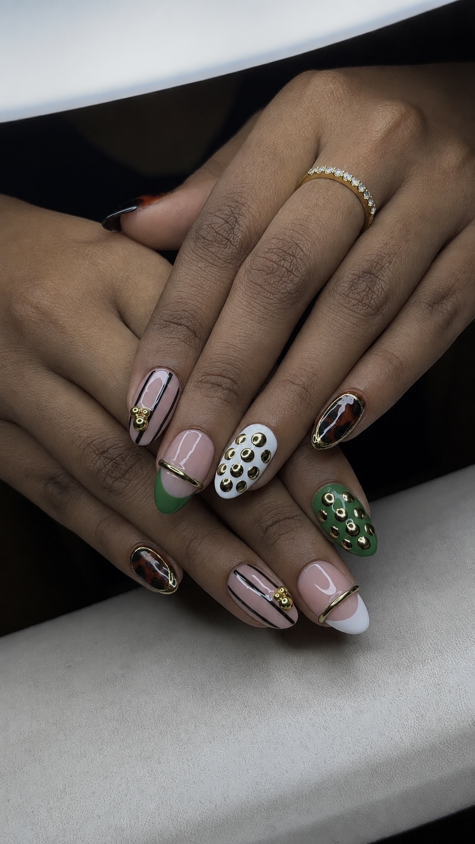 Maximalist nail art