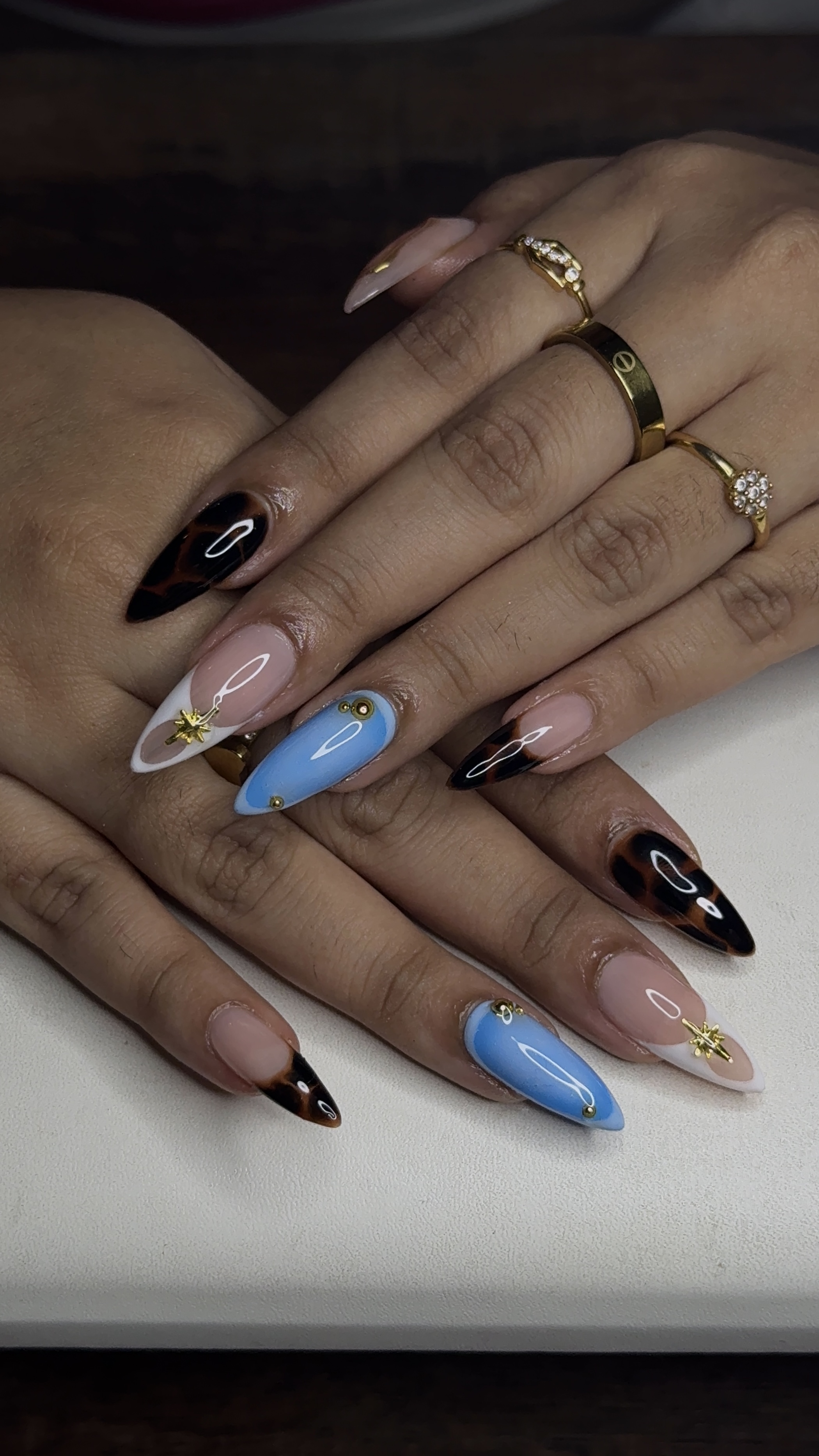 Maximalist nail art