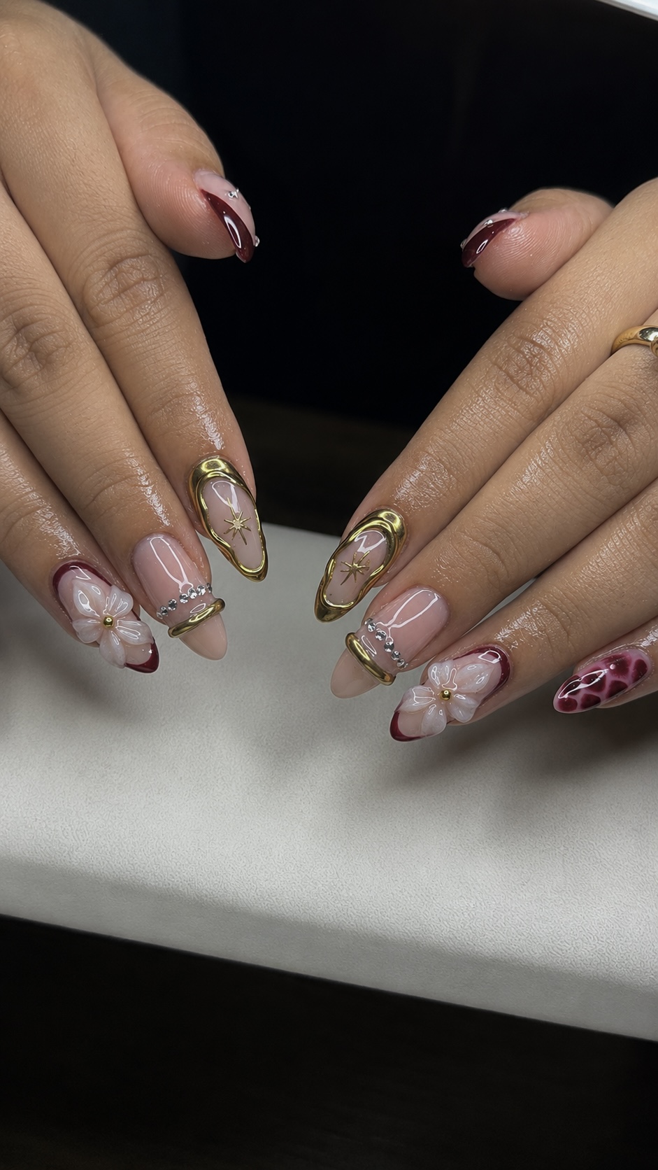 Maximalist nail art